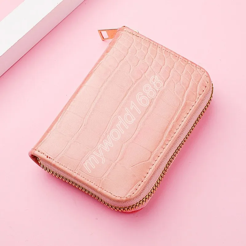 PU ID -kort Holder Anti Demagnetization Plånböcker Dragkort Korthållare Organiser BAG Business Bank Credit Bus Card Cover Coin Pouch