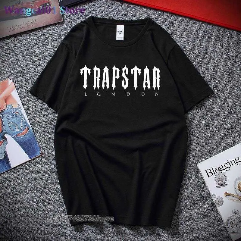 Męskie koszulki Limited Nowa Trapstar London Męska T-shirt XS-3XL MĘŻCZYZNA Kobieta Moda T-shirt 100% bawełniane tee marki unisex 0320H23