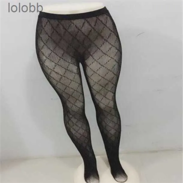 Designer Lace Mesh Strumpor Hollow Out Pantyhose Sexiga tights Hosiery Style Letter Leggings Socks For Women Pobb''gg ''