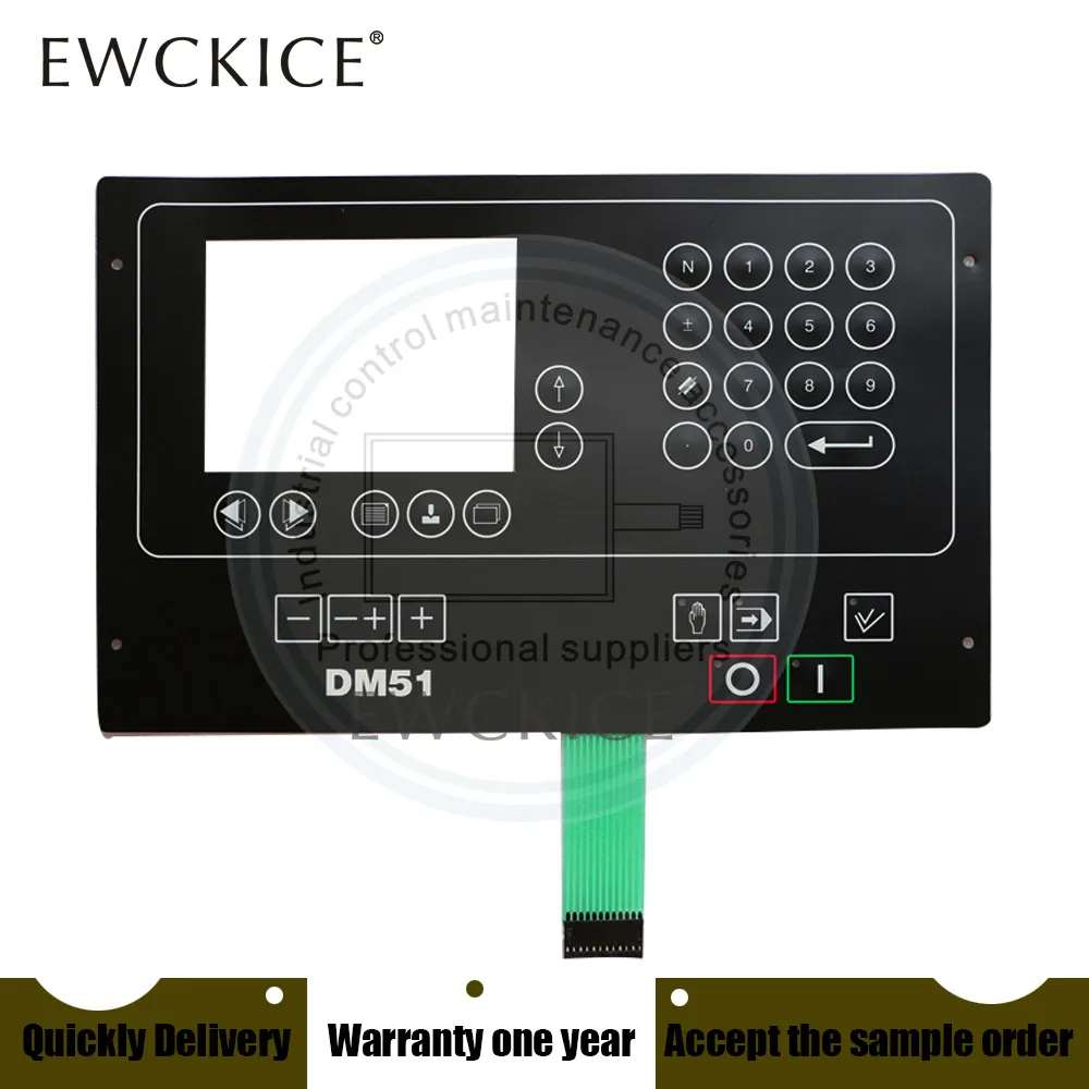 DM-51 tangentbord Delem DM-51 DM51 DM 51 HMI PLC Industrial Membran Switch KeyPad Industrial Parts Computer Input Montering