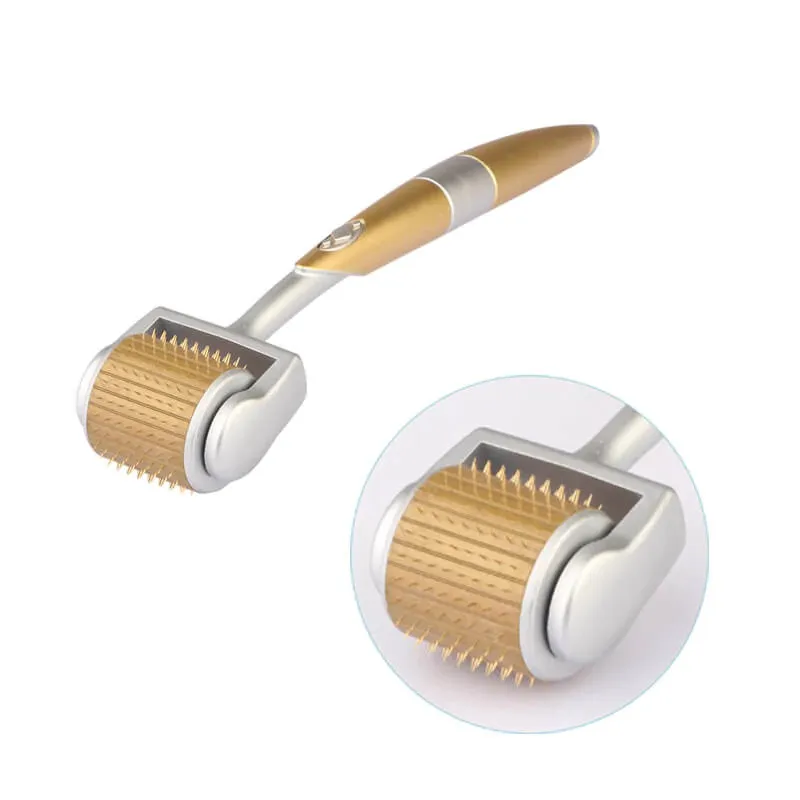 ZGTS 192 Roller Derma Titanium Mezoroller Mezoroller Roller do twarzy pielęgnacja skóry leczenie włosów zabieg 0,2/0,25/0,3 mm narzędzia do pielęgnacji skóry