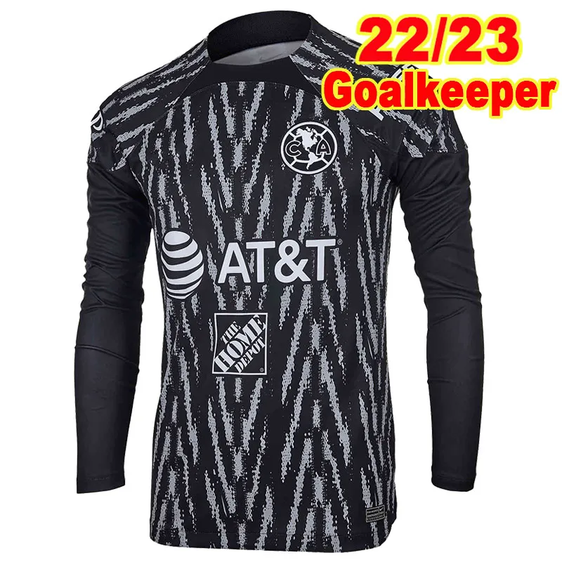 Camiseta Mexico Portero 2022 Manga Larga Negro