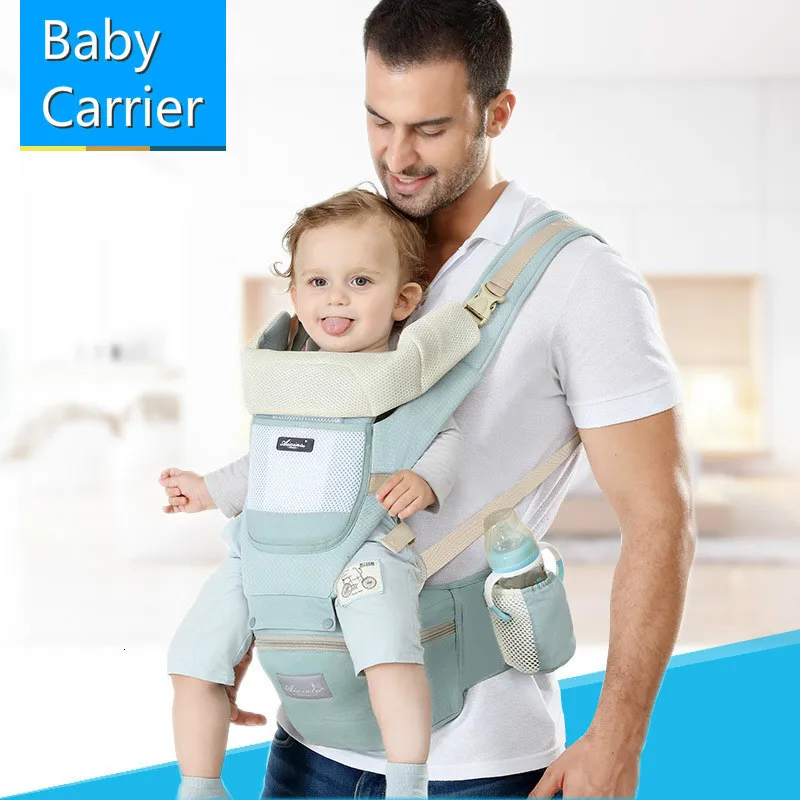 S zwarcia plecaki ergonomiczne niemowlęta niemowlęta Hipsat Front Front Kangaroo owij do podróży 230317