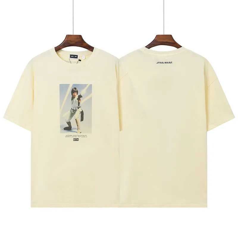 футболка Kith мужские дизайнерские футболки футболки тренировочные рубашки для мужчин негабаритные футболки футболка из 100% хлопка футболки Kith винтажные короткие sl219S