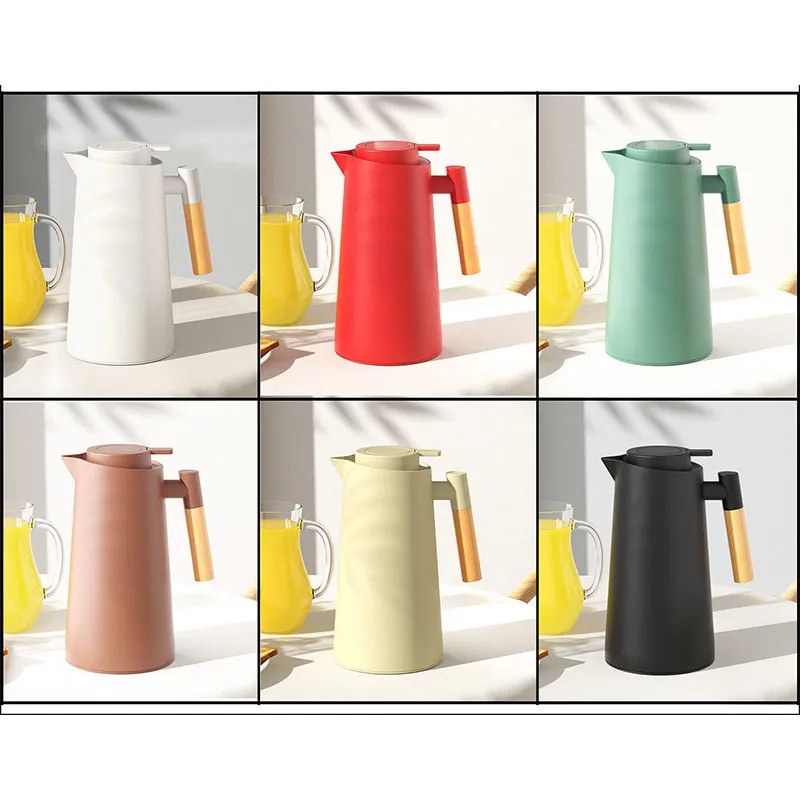 1pc 1000ml Insulated Thermal Coffee Carafe for Keeping Hot Coffee