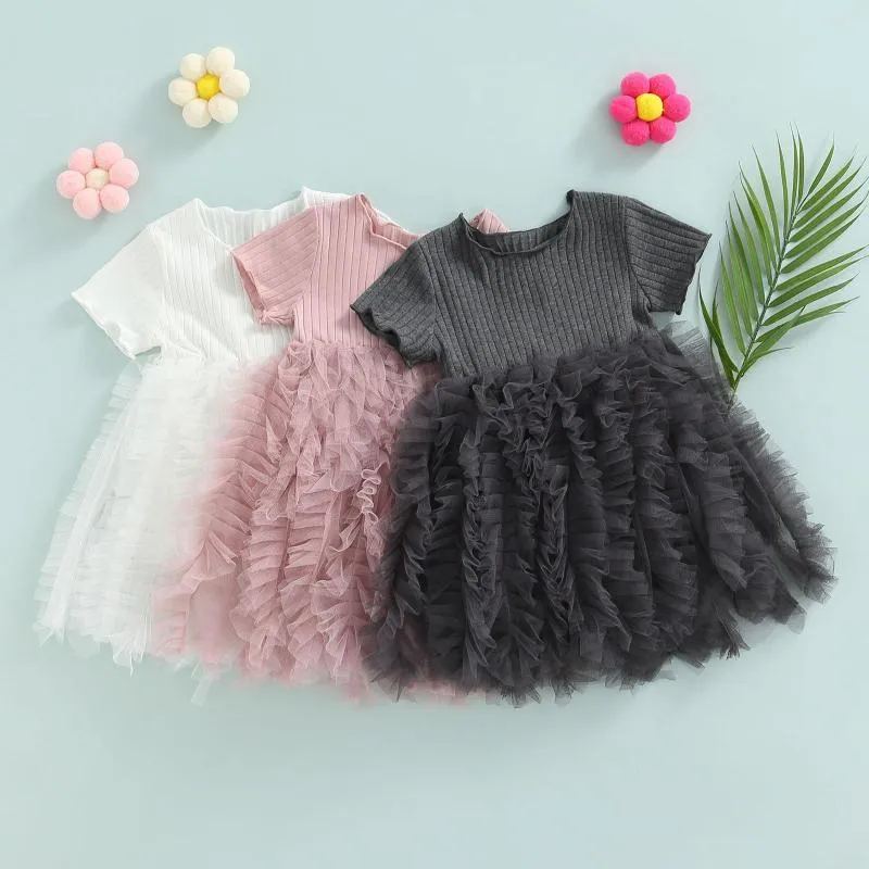 Mädchen Kleider Mababy 1-6Y Kleinkind Kind Mädchen Kleid Tüll Tutu Party Hochzeit Geburtstag Für Kinder Kleidung Kostüme D01