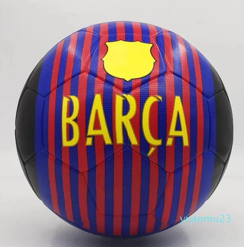 22 23 Barcelona voetbalballen Officiële maat 5 Barca Hoogwaardige Goalless Goal Team Match Ball Football Training League Futbol Bola 62