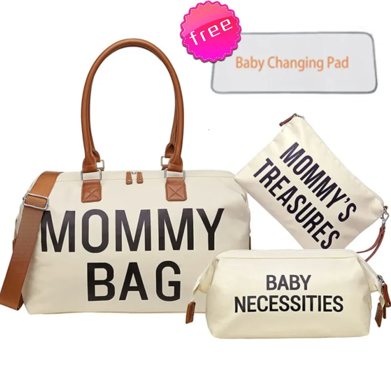 Diaper Bags Large Travel Shoulder Mommy Portable Maternity Milk Bottle Insulation Largecapacity Mother and Baby 230317