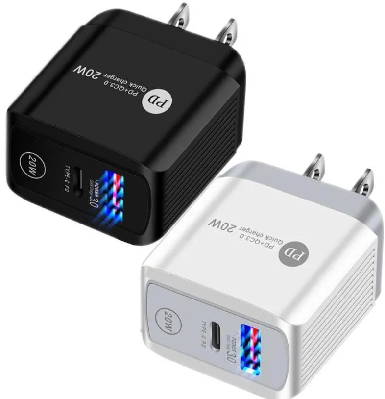 Chargeur de type c 20W 25W EU US UK Ac Quick QC30 PD, adaptateur mural pour Ip 11 12 Pro Max, smartphone, tablette Samsung PC4605820