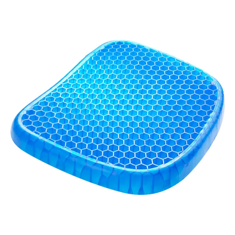 Gel Covers Cooling Comfort Cushion With Double-Sided Honeycomb Breathable, Easy To Clean Non-Slip Cover For Home Office Car Wheelchair