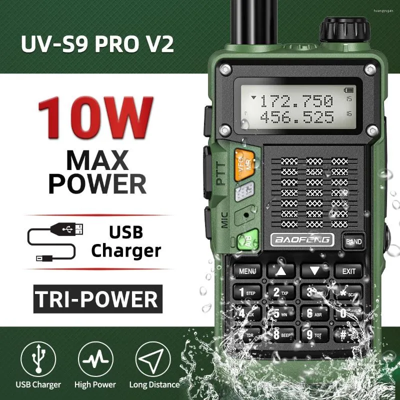 2022 New Baofeng UV-13 PRO 10W Walkie Talkie Dual band Transceiver