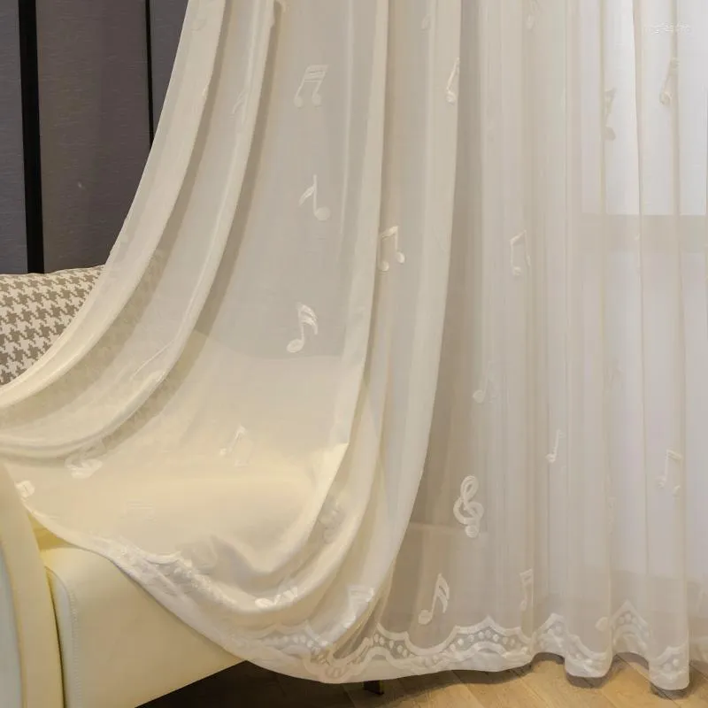 カーテンロマンチックな妖精の固い白いカーテンハッピーアイテムメモ室ダンシングルームプリンセスエンブロディーリーヤーンドレープのためのガーゼ