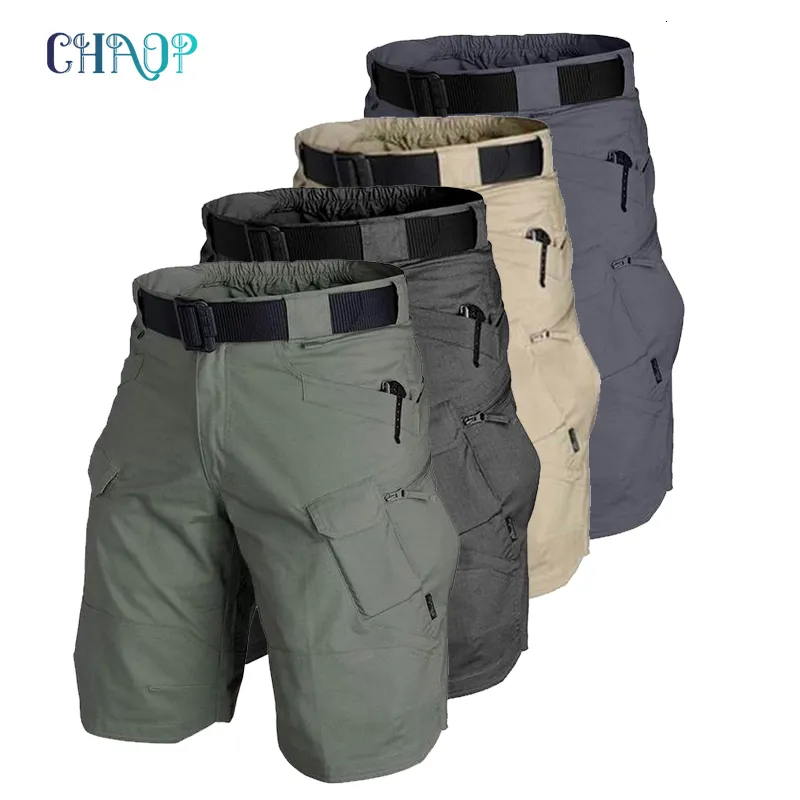 Herenshorts Klassieke tactische shorts voor heren Opgewaardeerd waterdicht Sneldrogend Korte broek met meerdere zakken Buiten Jagen Vissen Militaire cargoshorts 230317