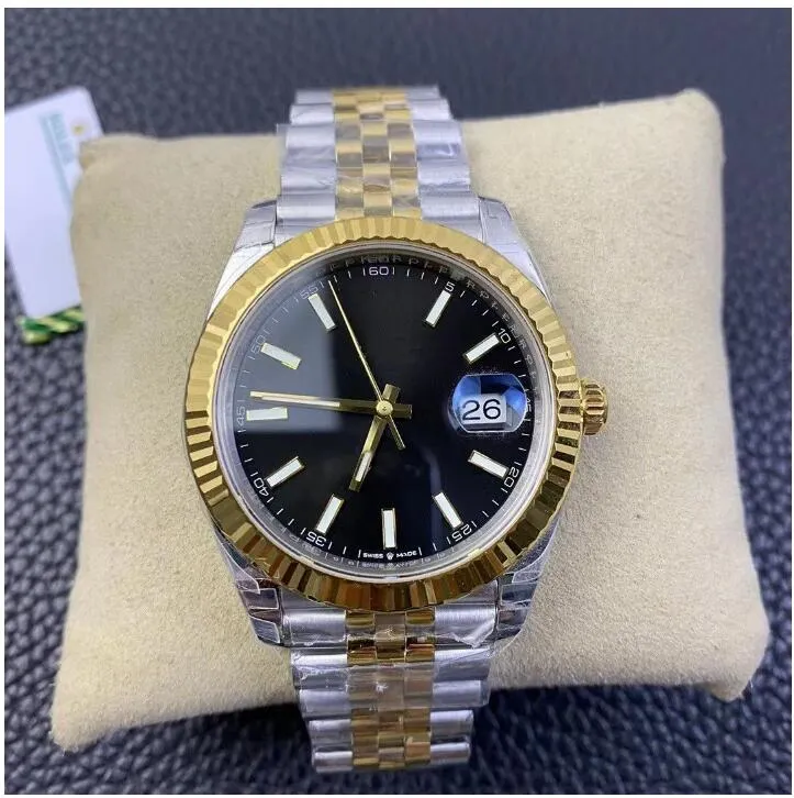 Designer Luxury 17 Color Real Super vs Factory Cal.3235 Automatic Men's 41mm 126333 126234 36 mm 904L Calan de champagne jaune en acier 126334 Montres