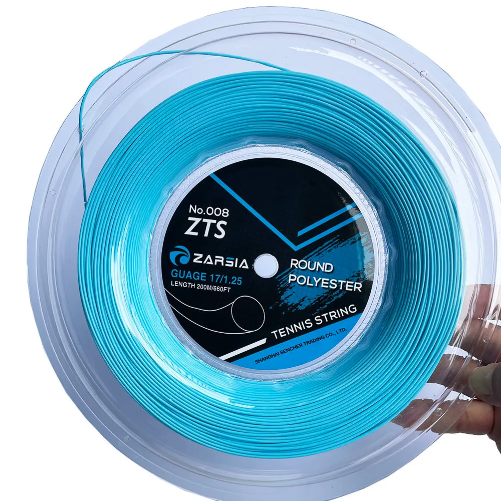 Strings Tennis Rackets Strings 1 Reel ZARSIA 1.30mm1.25mm Tennis String 4G  Polyester Training Racket String 200m Reel Gym Sport Outdoor Bl From 30,91  €