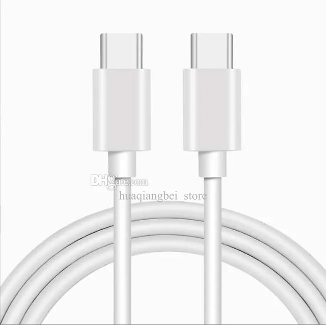 USB C To Type C Cables PD Fast Charging 18W 20W for Samsung S21 S20 Note 20 Quick Charge 4.0 1m 2m 3ft 6ft Charger Wire