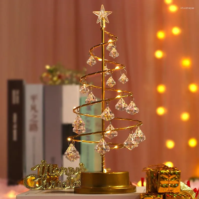 Table Lamps LED Christmas Trees 12Inch Battery Powered Decorative Lights For Home/Decoration/Party/Wedding Warm White Mini Lamp