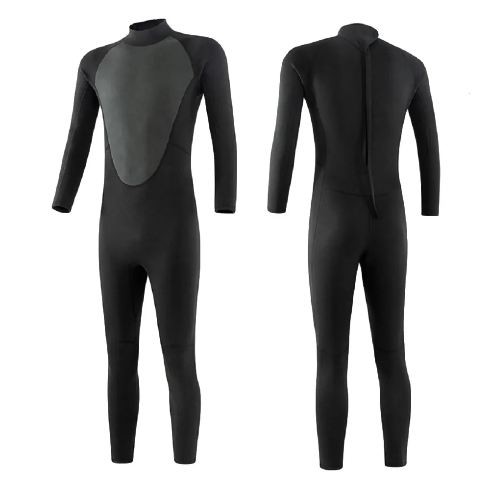 Våtdräkter Drysuits Neoprene Wetsuit män Kvinnor Front Zipper Diving Suit for Snorkling Scuba Diving Swimming Kayaking Kitesurfing Full Wetsuit 230320