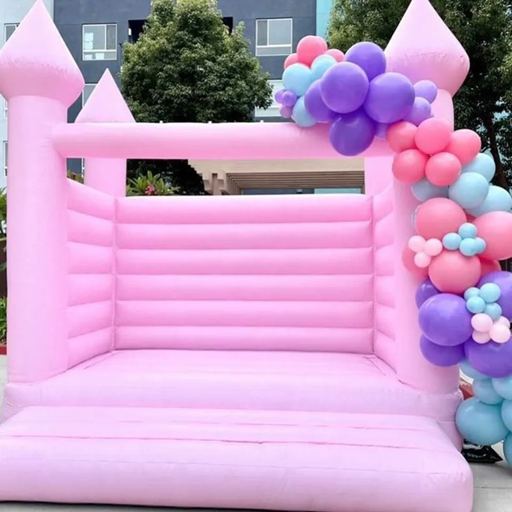 Ticari beyaz sıçrama kalesi şişme atlama düğün bouncy house jumper yetişkin ve çocuklar düğün için newdesign feda kaleleri1825