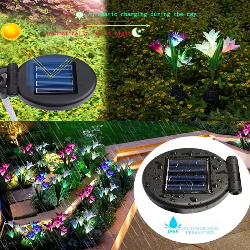 Confezione 4 Fari Solari A LED Per Esterni Prisma Grey 6000K 7hSevenOn - Foto 6