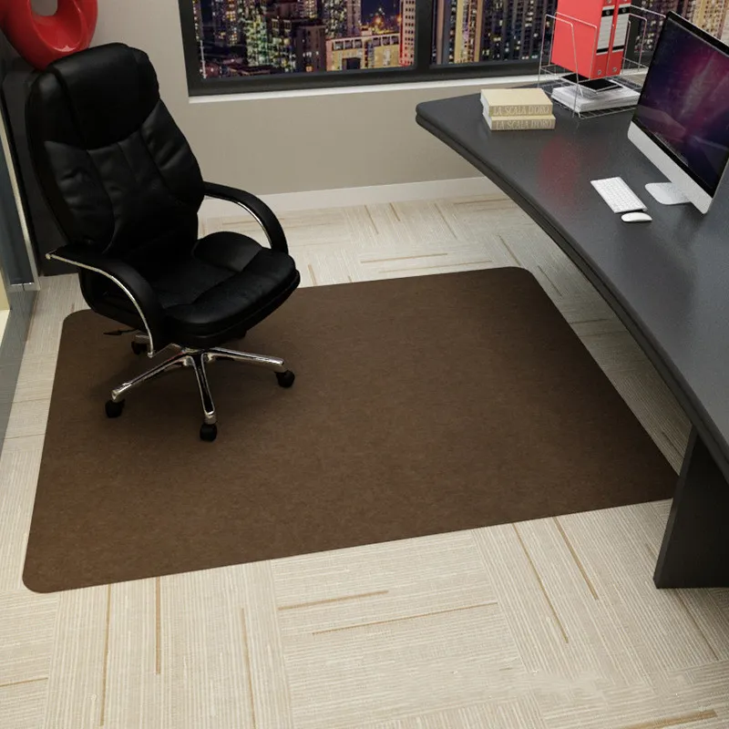 Tapis de chaise pivotante de bureau tapis TPR tapis antidérapant auto-adhésif pour salon chambre décoration tapis de protection de sol en bois 230320
