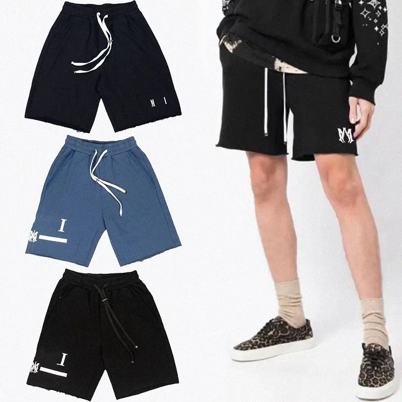 Designers Mens Womens Shorts Summer Fashion Streetwears Clothing Quick Drying drawstring Printing Board Beach Pants 2023 amiris Classic Logo Printed