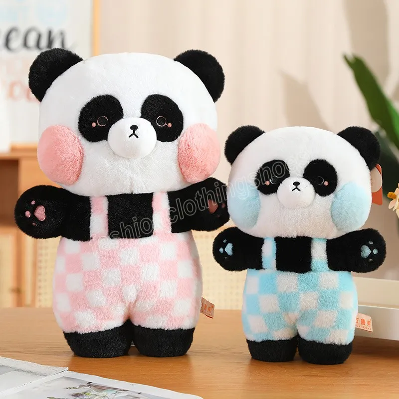 30/40 cm kawaii paar panda plush speelgoed schattige panda plush kussen gevulde zachte dieren poppen voor meisjes baby geschenken