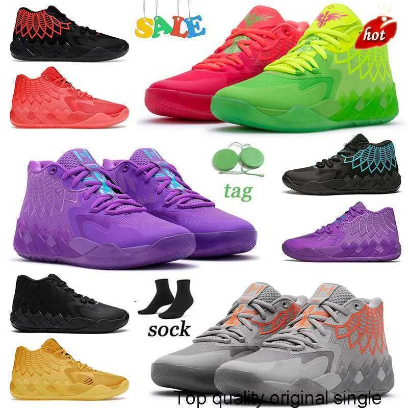 2023 BALL LAMELO 1 MB.01 MANNEN Basketbalschoenen Black Blast Buzz City Niet van hier Queen City Rick en Morty Rock Ridge Red Trainers Sports