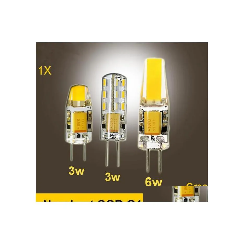 Светодиодные лампочки DC AC G4 COB 12 В лампа BB SMD 3014 3W 5W 6W Замените 10 Вт галогеновой светильник 360.