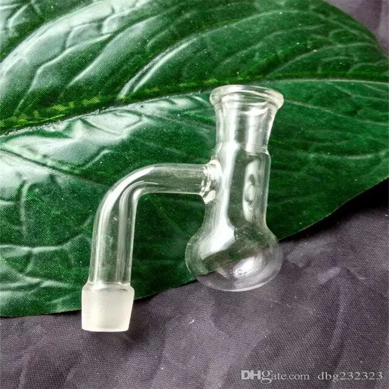 Hopahs t-mun potten glas bongs tillbehör glas rökrör färgglada mini multi-färg hand