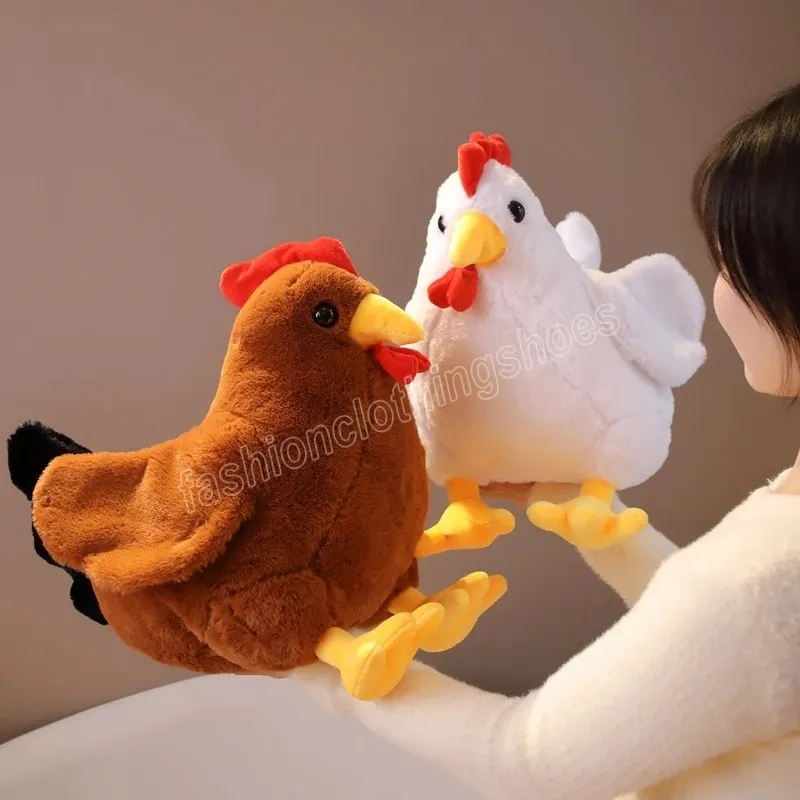 30/40CM Simulation Hahn Plüsch Spielzeug Gefüllte Weiche Huhn Puppen Tier Geflügel Kissen Lustige Home Kissen Dekor Geburtstag geschenk