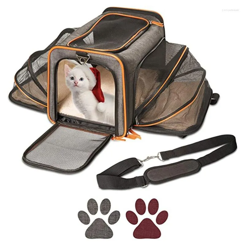 Dog Car Seat Covers Pet Dogs Carrier Cats Airline Approved Soft Sided Collapsible For Medium And Puppy Small Travel