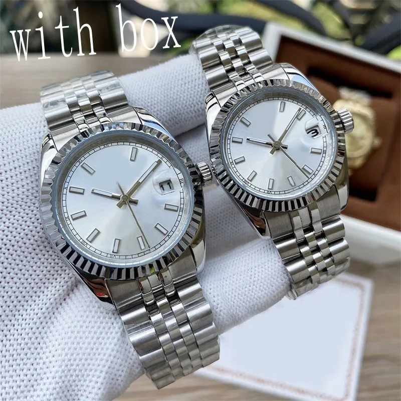 Orologio automatico movimento datejust orologi 36mm 41mm mens impermeabile di lusso montre homme confortevole coppia di designer orologi di design classici SB003 B23