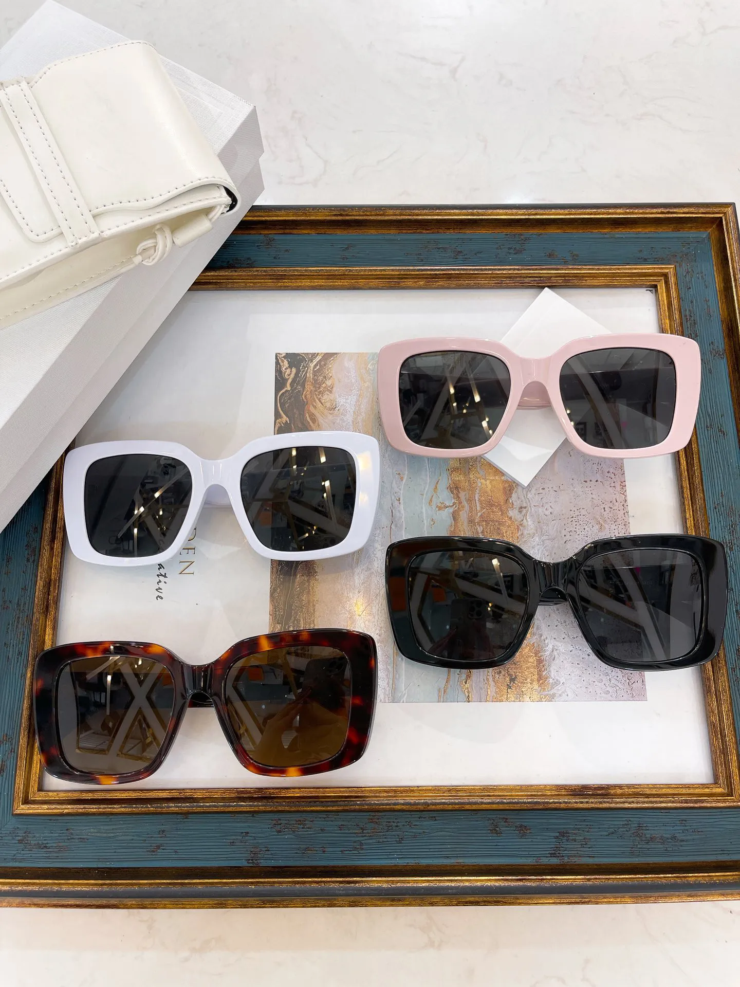 Męskie okulary przeciwsłoneczne dla kobiet najnowsza sprzedaż modne okulary przeciwsłoneczne męskie okulary przeciwsłoneczne Gafas De Sol szkło UV400 obiektyw z losowym pudełkiem dopasowującym 40496