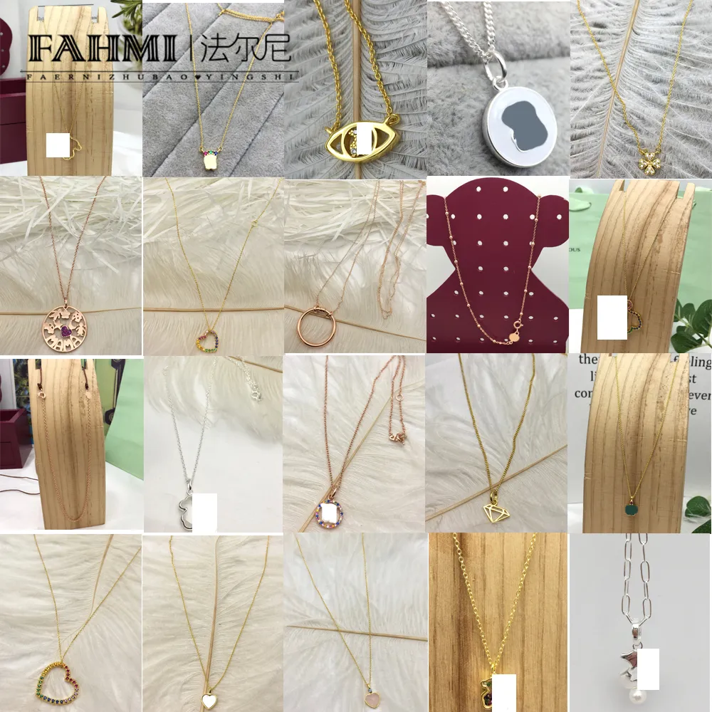 FAHMI S925 STERLING SILVER 2022 NEW NECKLACE MEMALE INSシンプルな鎖骨チェーン気質ニッチデザイン冷風