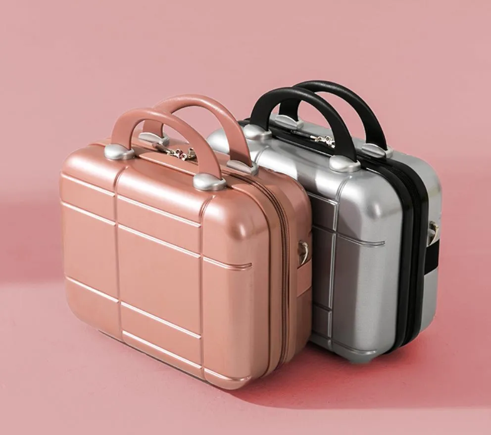 スーツケース製品化粧品バッグ斜めトロリーケースチャイルド荷物小さなスーツケース13インチGYU 230317