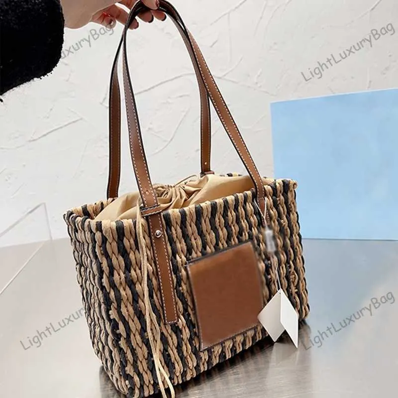 7A Beach Bag One Shoulder High capacity Straw Bags Summer Commuting purse Desigenr Hangbag Fashion Tote Women s Versatile Portable Weaving Purses