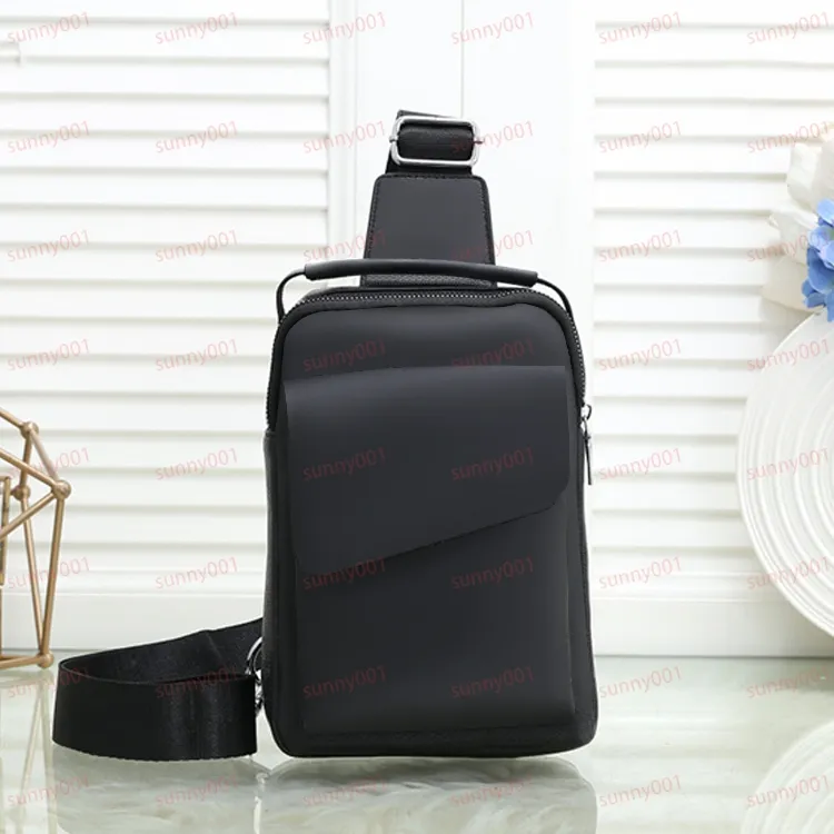 Sac de poitrine Portable à double usage, sacs de taille de luxe imprimés à grille, sac à dos Vintage de styliste, sac à bandoulière tailles 18x9x25cm