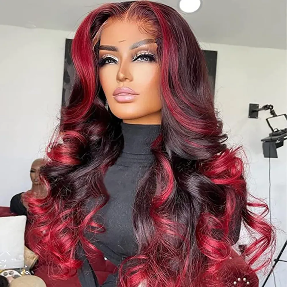 Human HairHair Capless Wigs Synthetic Brazilian 613 Honey Blonde Color 13x4 Hd Transparent Lace Frontal Human Body Wave 30 Inch Front Wig for Women 1