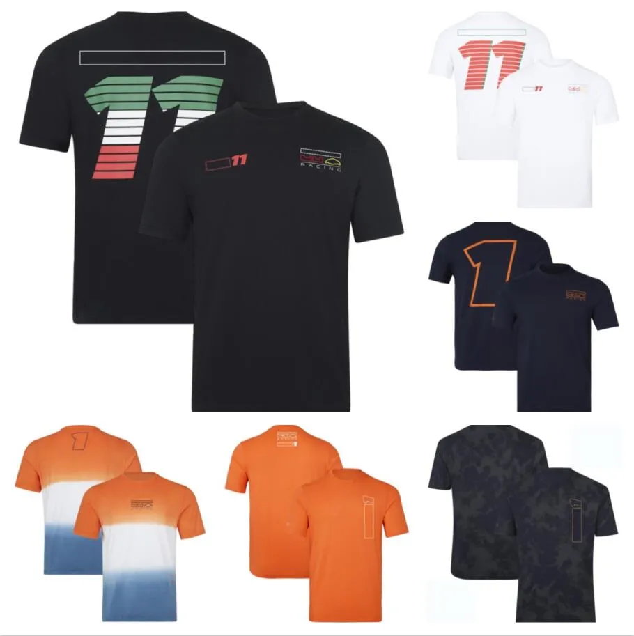 2023 Yeni Sezon Takımı F1 Formula One Kısa Kollu T-Shirt Takım Versiyonu Yarış Takımı Crewneck Tee