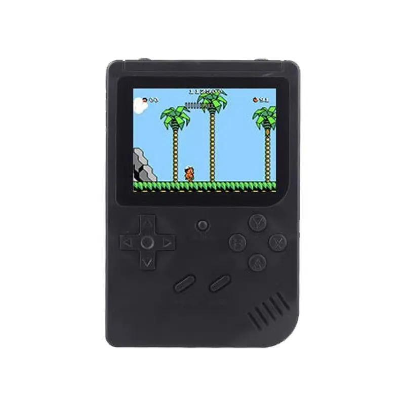 Mini console per videogiochi portatile portatile retrò LCD a colori da 3,0 pollici a 8 bit Lettore di giochi a colori per bambini Built-in 400 giochi Uscita AV DHL