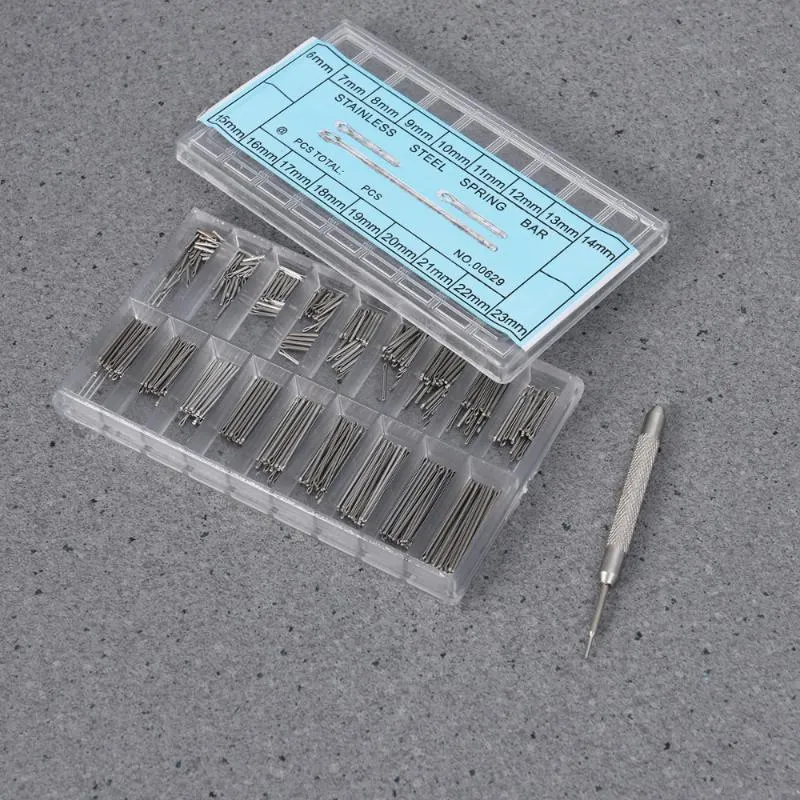 Kit di riparazione per orologi in 1 barra a molla per cinturino da 6-23 mm con set di strumenti per la rimozione della barra