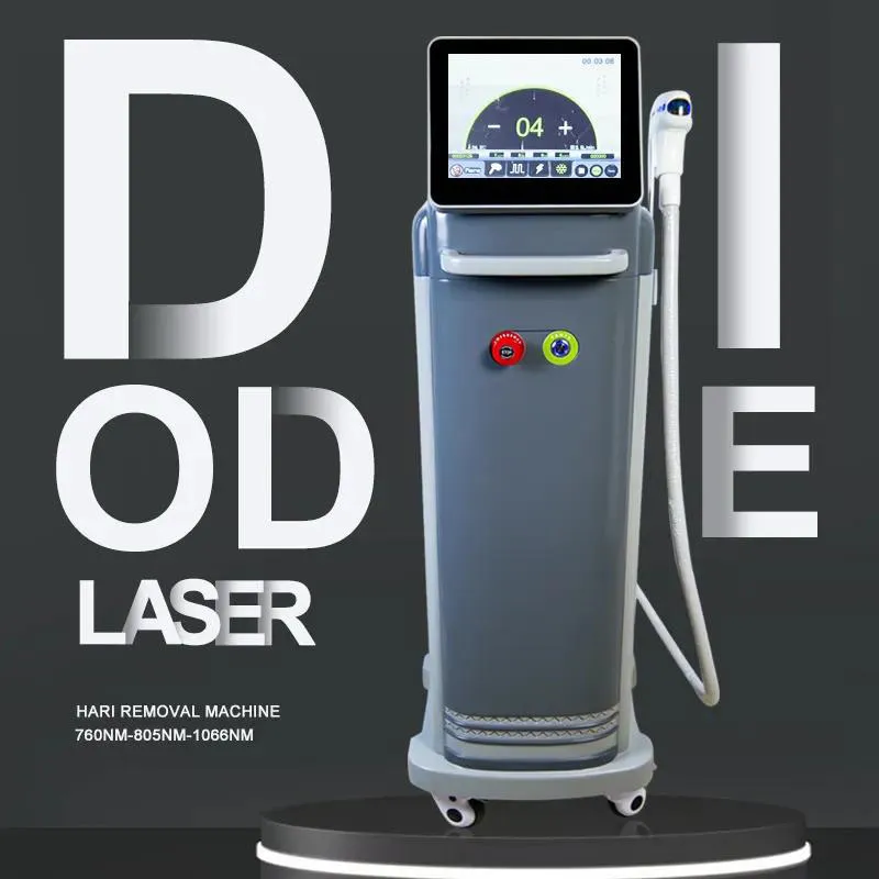 2023 Mise à jour 800w Rajeunissement de la peau Ice Platinum laser Hair Remove Three Wavelenght 755 808 1064 Diode Laser Okl Hair Laser Removal Machine