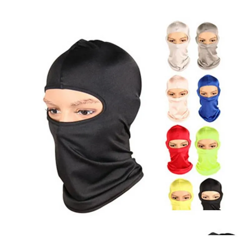 Partymasken Neuer Stil Winter Outdoor Reiten Halten Sie Thermomaske Windschutz Staubdichte Kopfbedeckung Maskierter Gesichtsschutz Hut Drop Lieferung nach Hause Dh8Hb