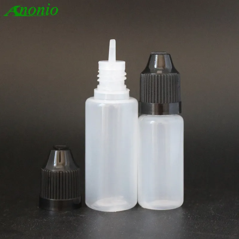 bottiglia di profumo Flaconi contagocce in plastica da 15 ml con tappo a prova di bambino Flacone contagocce Flacone e-liquid da 15 ml