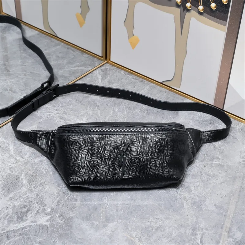 Luxe taille tassen Designer Leather Lederen mode Fanny Pack Unisex Bumbag letters Woman Belt Bag Men Purse Lengte 25cm 19111 BUM TAG