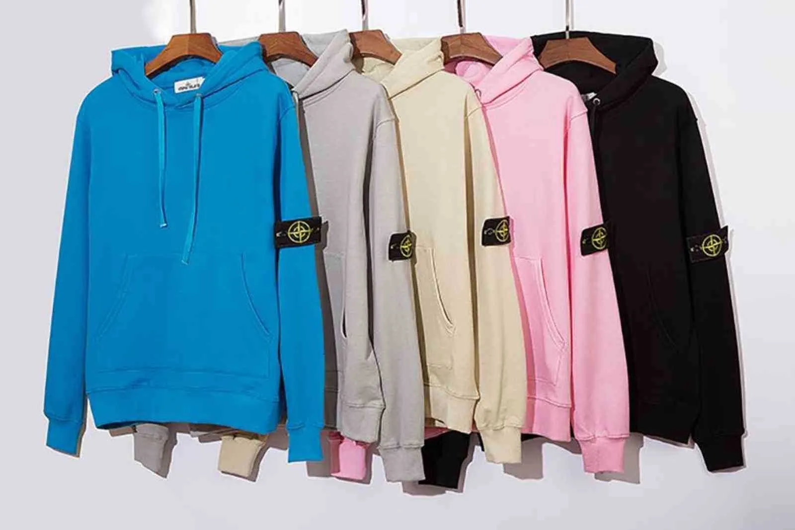 designerjacka hoodie herrjackor Märke män Turn-Down krage vindjacka dragkedja patchwork sten löpning sport hoody jogger cp casual coat hoodies tröjor y2k