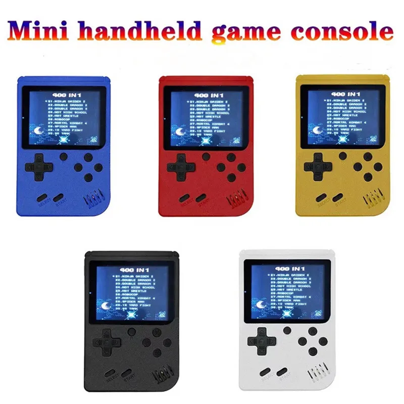 レトロコンソールハンドヘルド：3.0インチカラーLCD、400ゲーム内蔵