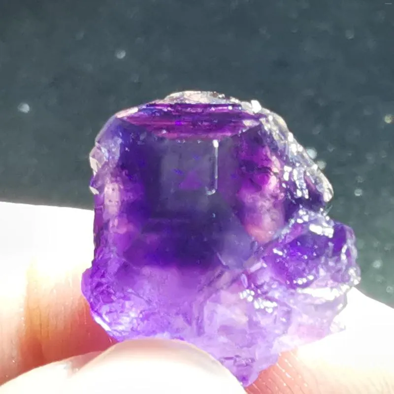 Ювелирные мешочки 3,5-10,4 Гремал редкий пурпурный флуорит образец минералов и каменное украшение заживление энергии кварцец