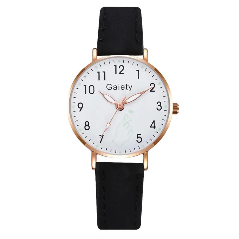 Montres-bracelets 2023 Mouvement De Luxe Tempérament Dames Ceinture Montre Facile À Lire Chiffres Arabes Simple-Cadran Étanche Montre-Bracelet Fille Cadeau